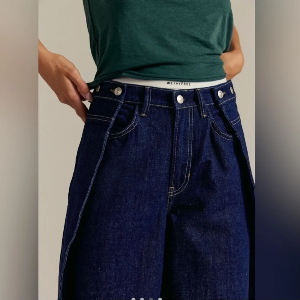 Free People High Street Trouser Jeans Size 28 NWT